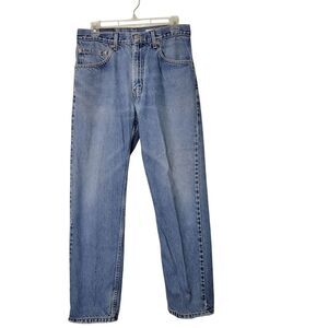 Vintage Y2K Levis 505 Regular Fit Jeans Mens W32 L30 Light Wash Denim